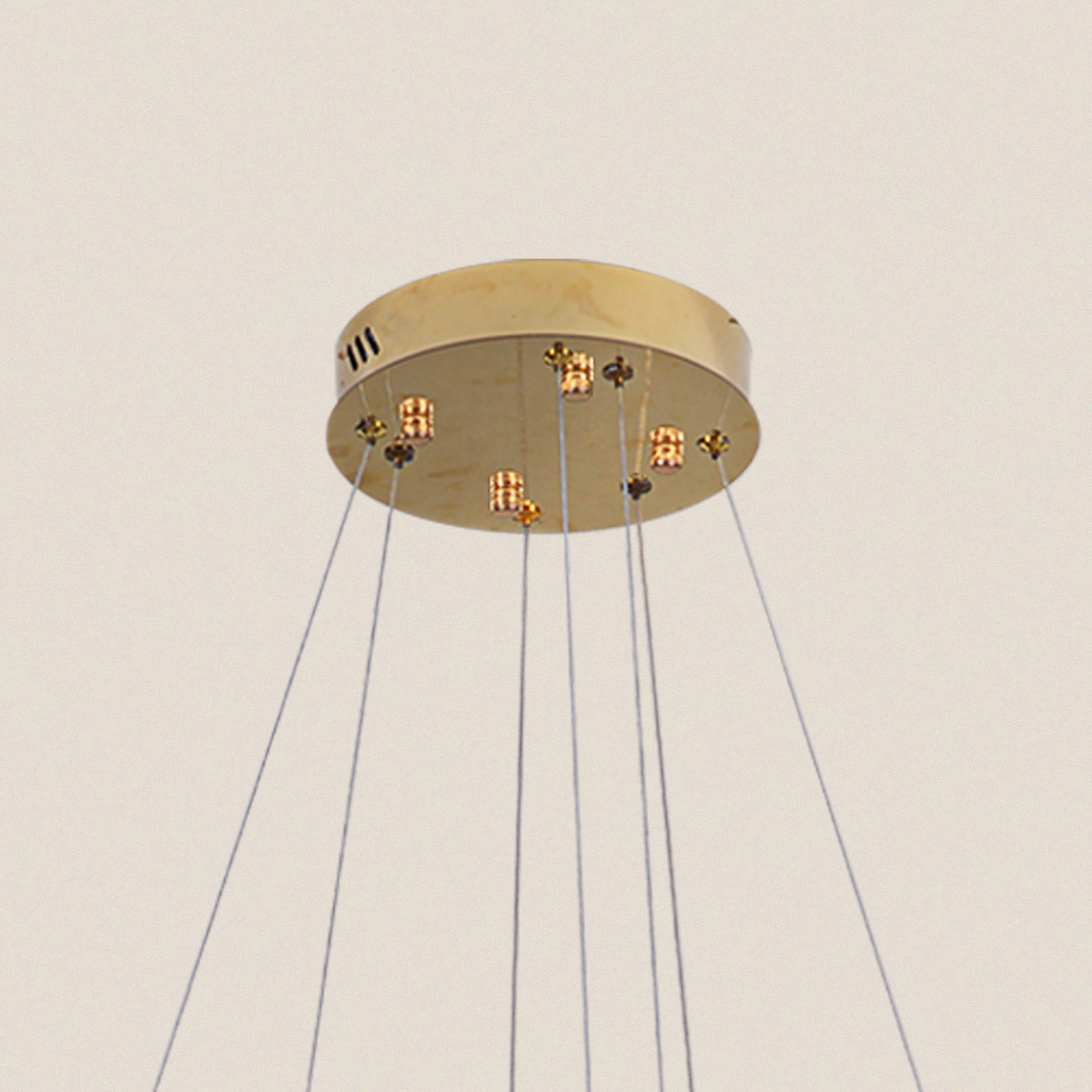 Luxury Double Ring Crystal Chandelier