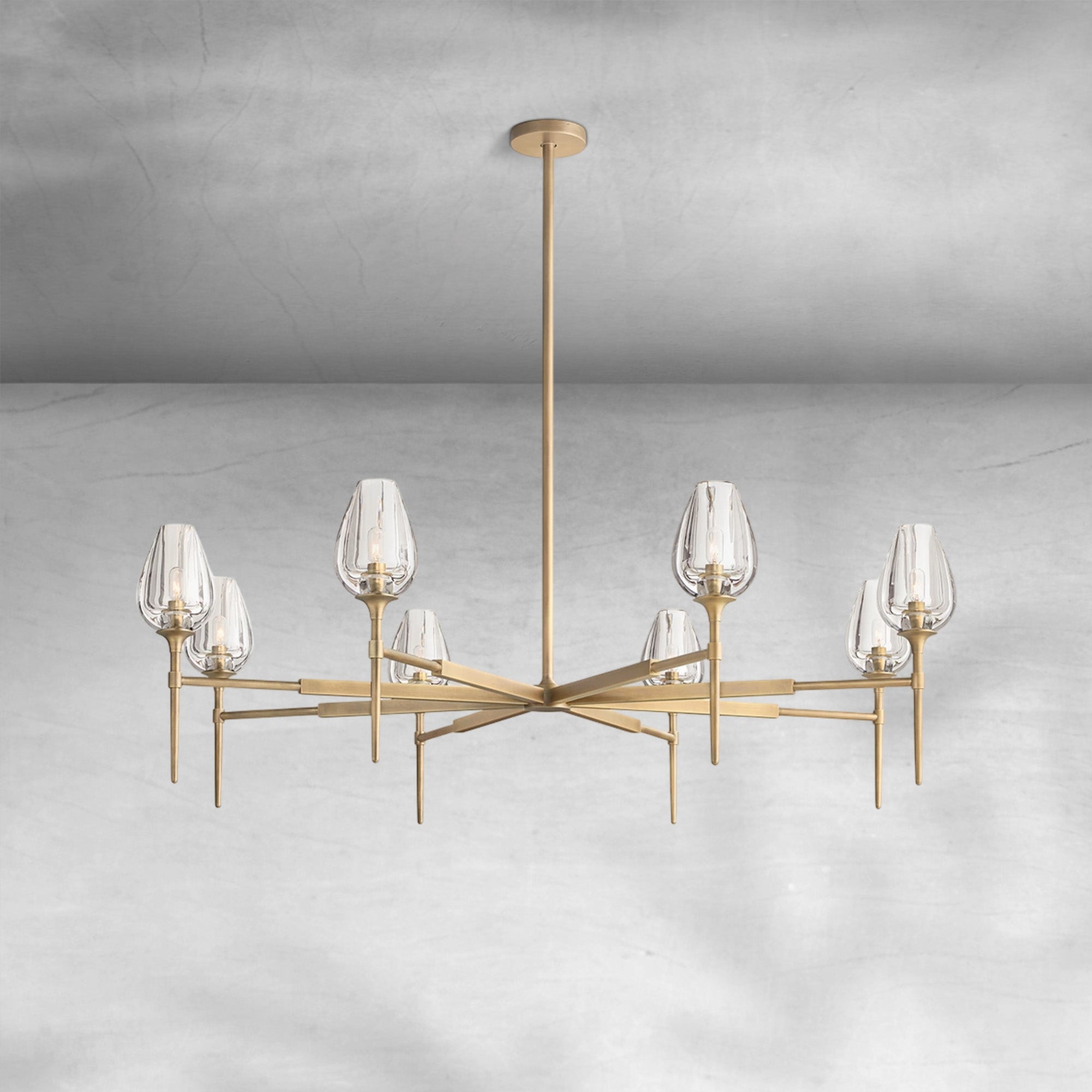 Tulipe Round Chandelier 27", 42", 54"