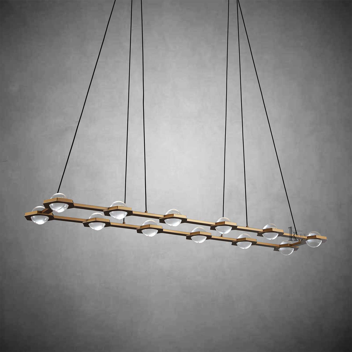 Eclatamt Rectangular Chandelier 54"72"