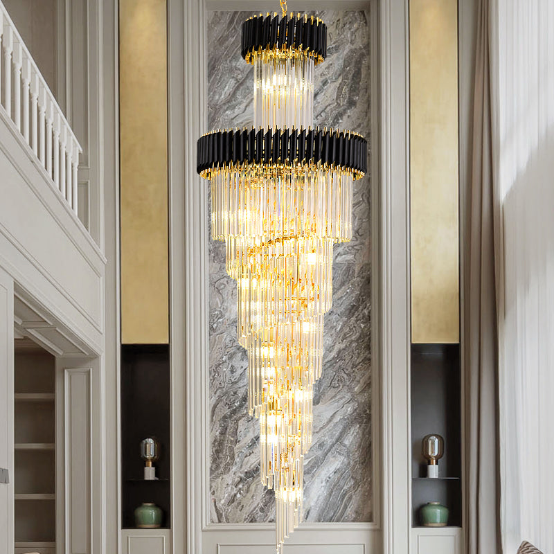 Helix Crystal Elegance Chandelier for Entrance and Staircase Chandeliers Kevinstudiolives