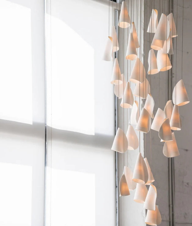 Series 7 Heads Pendant Light Cluster