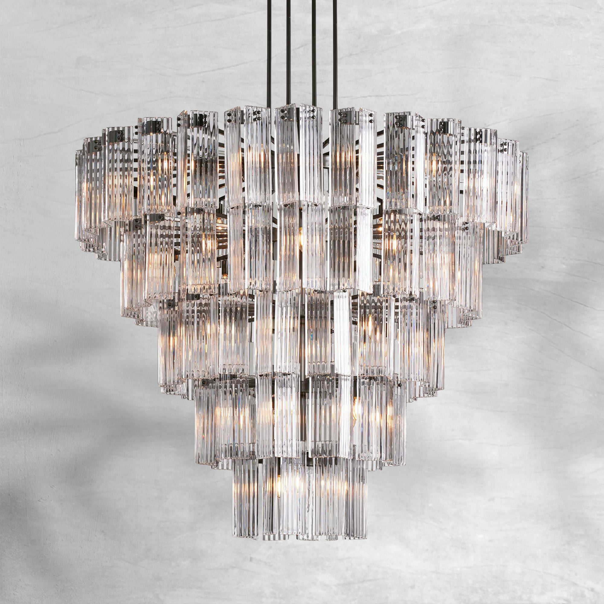 Delsie Round Chandelier 38"48"60"