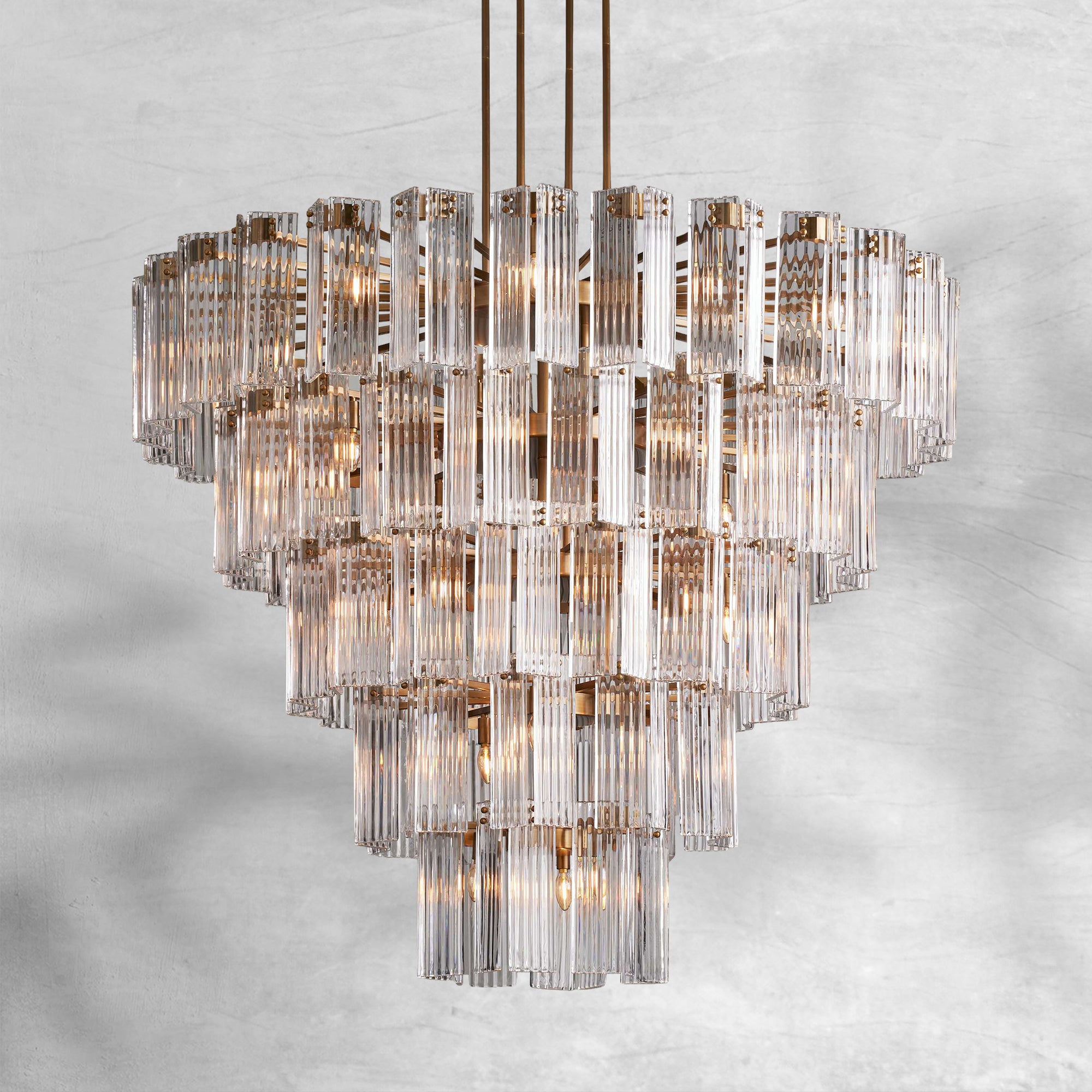 Delsie Round Chandelier 38"48"60"
