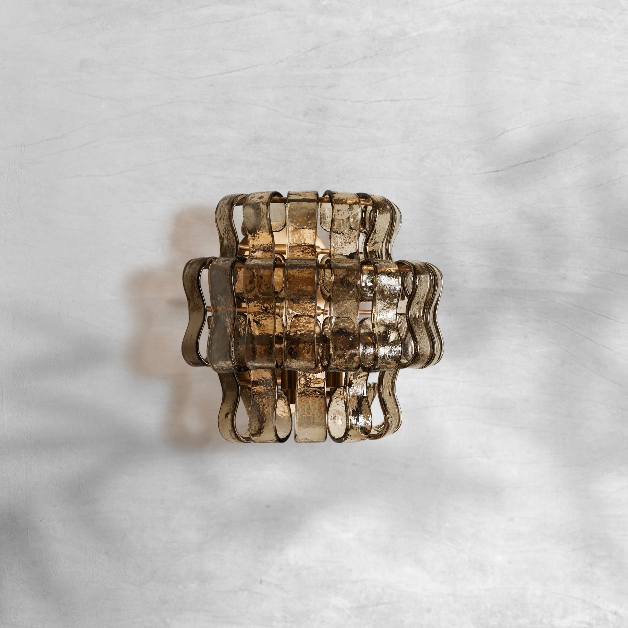 Ghiaccio Modern Glass Bedroom Wall Sconces