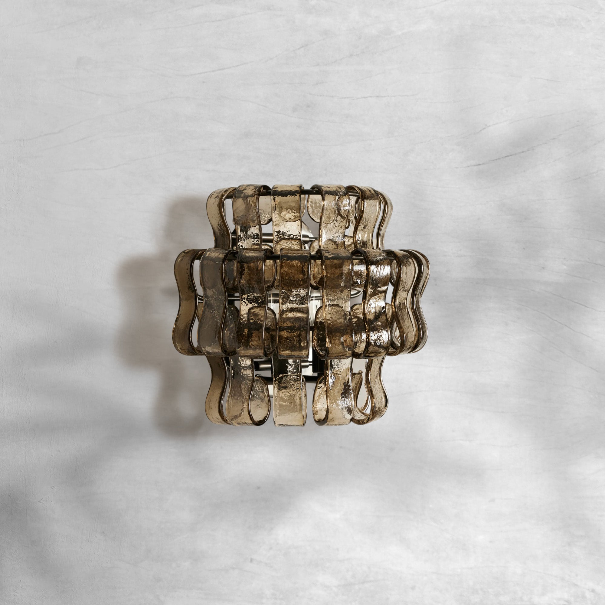 Ghiaccio Modern Glass Bedroom Wall Sconces