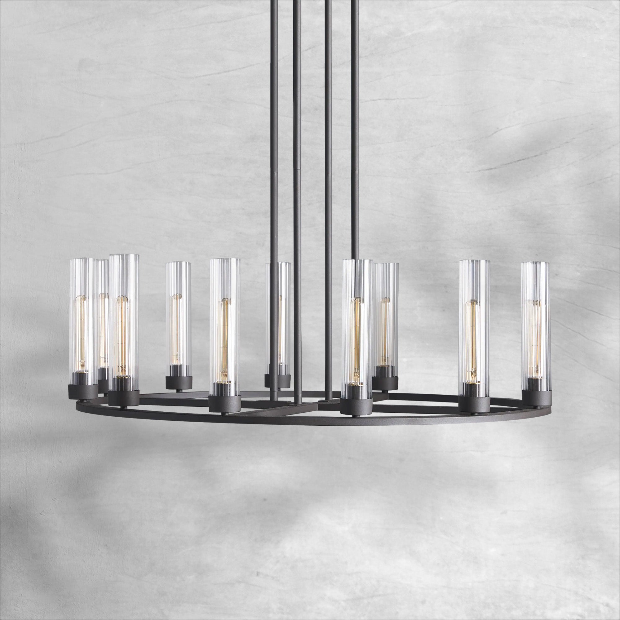 Andreas Round Chandelier 10/12 Light