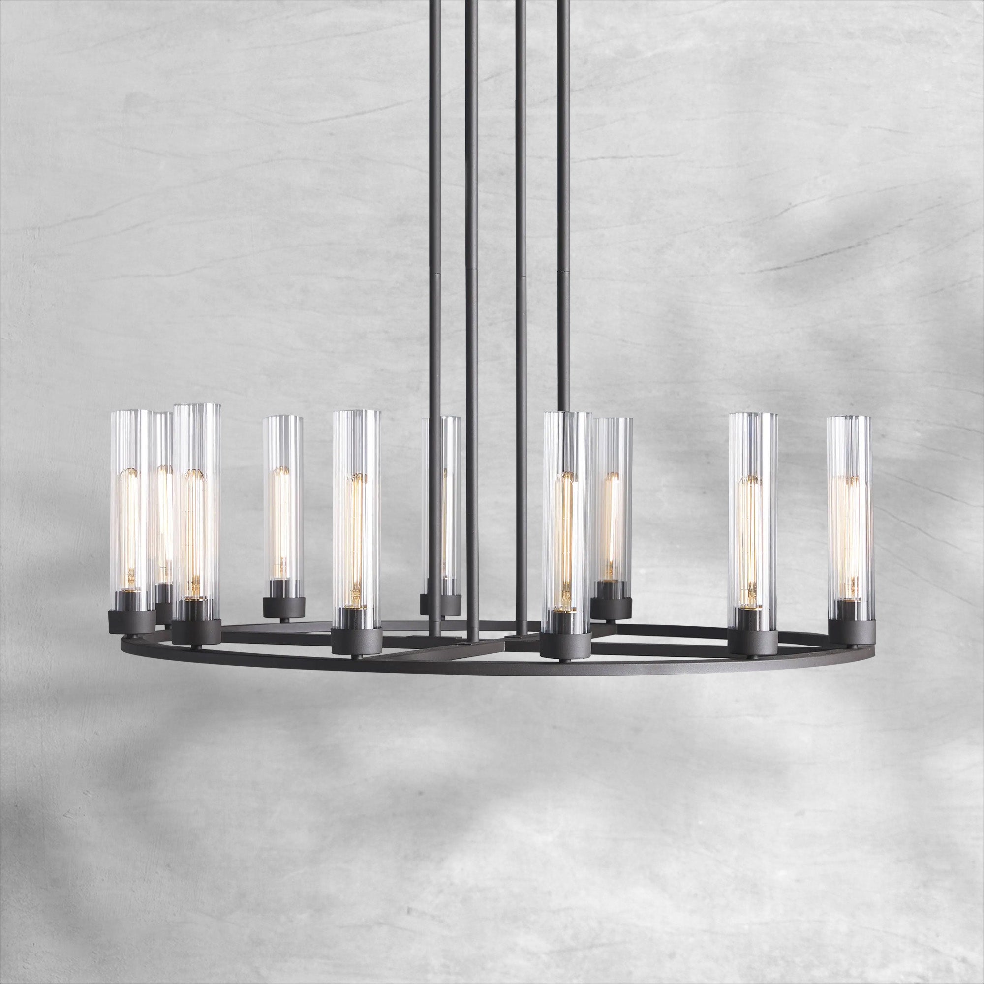 Andreas Round Chandelier 10/12 Light