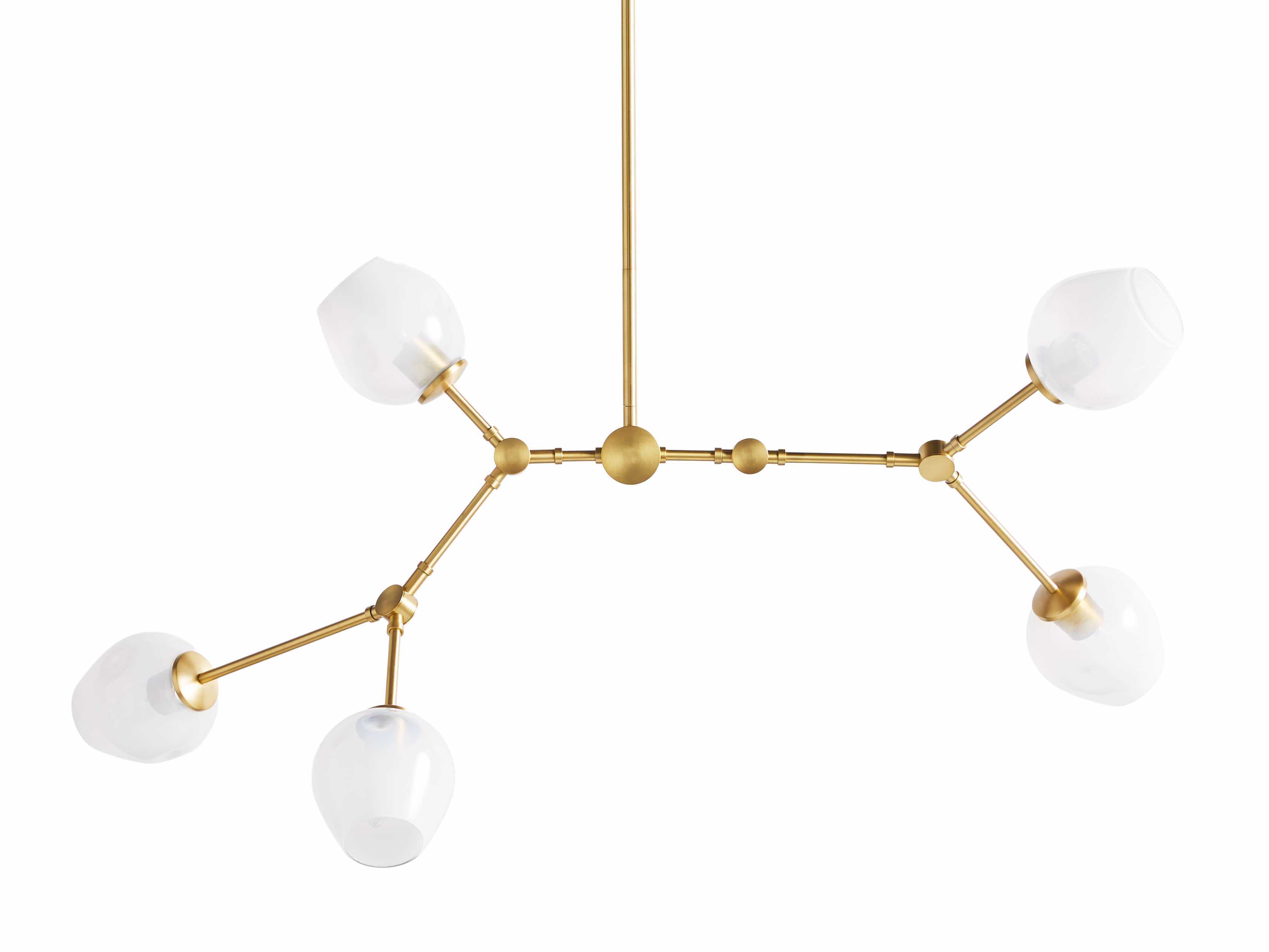 Rhome Brass Chandelier 52'' Kevin Studio