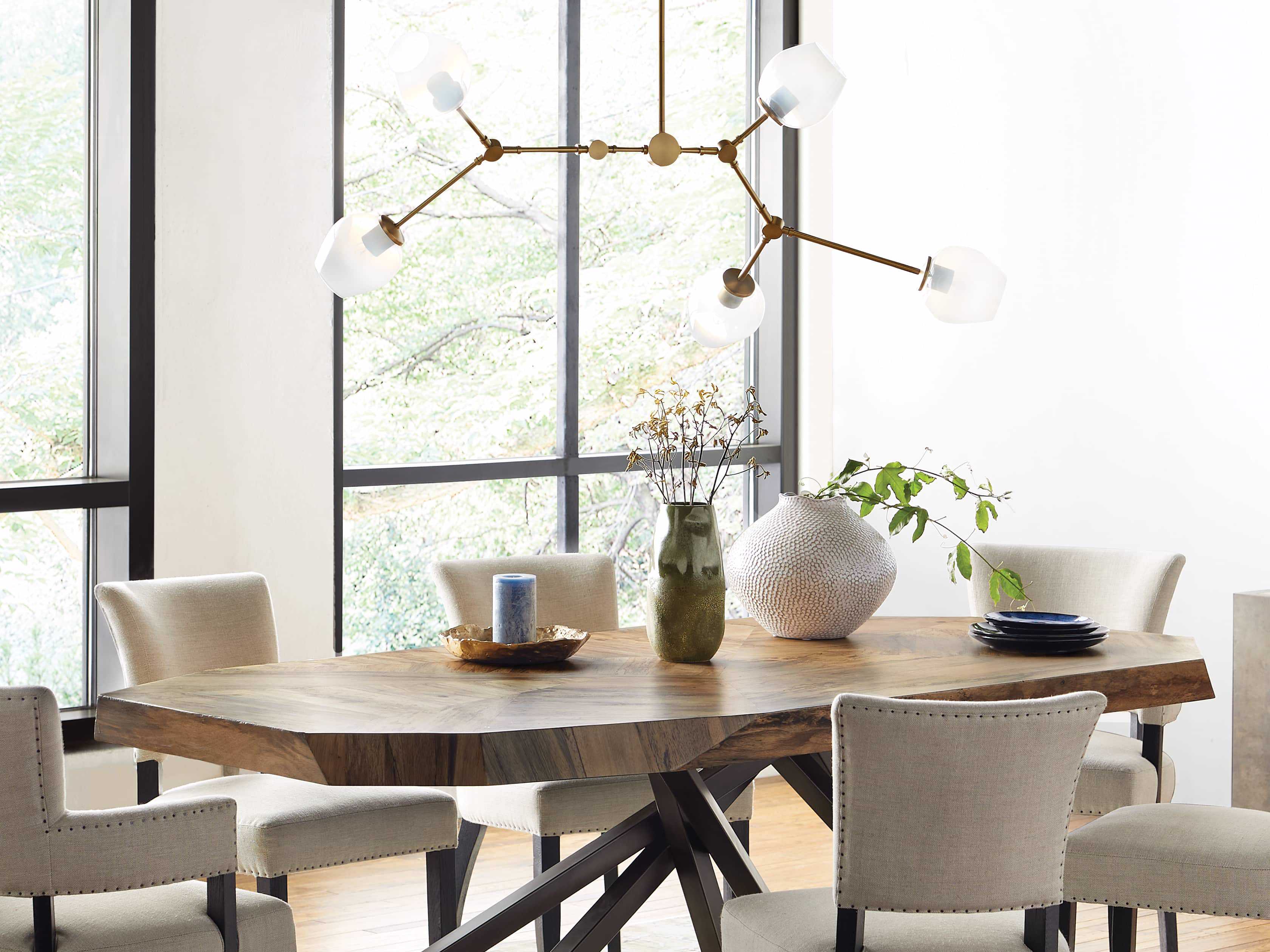Rhome Brass Chandelier 52'' Kevin Studio