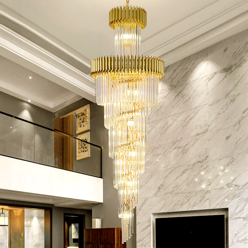 Helix Crystal Elegance Chandelier for Entrance and Staircase Chandeliers Kevinstudiolives