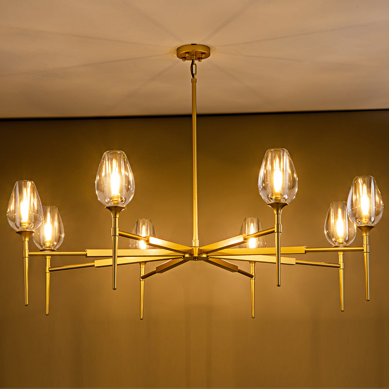 Tulipe Round Chandelier 27", 42", 54"