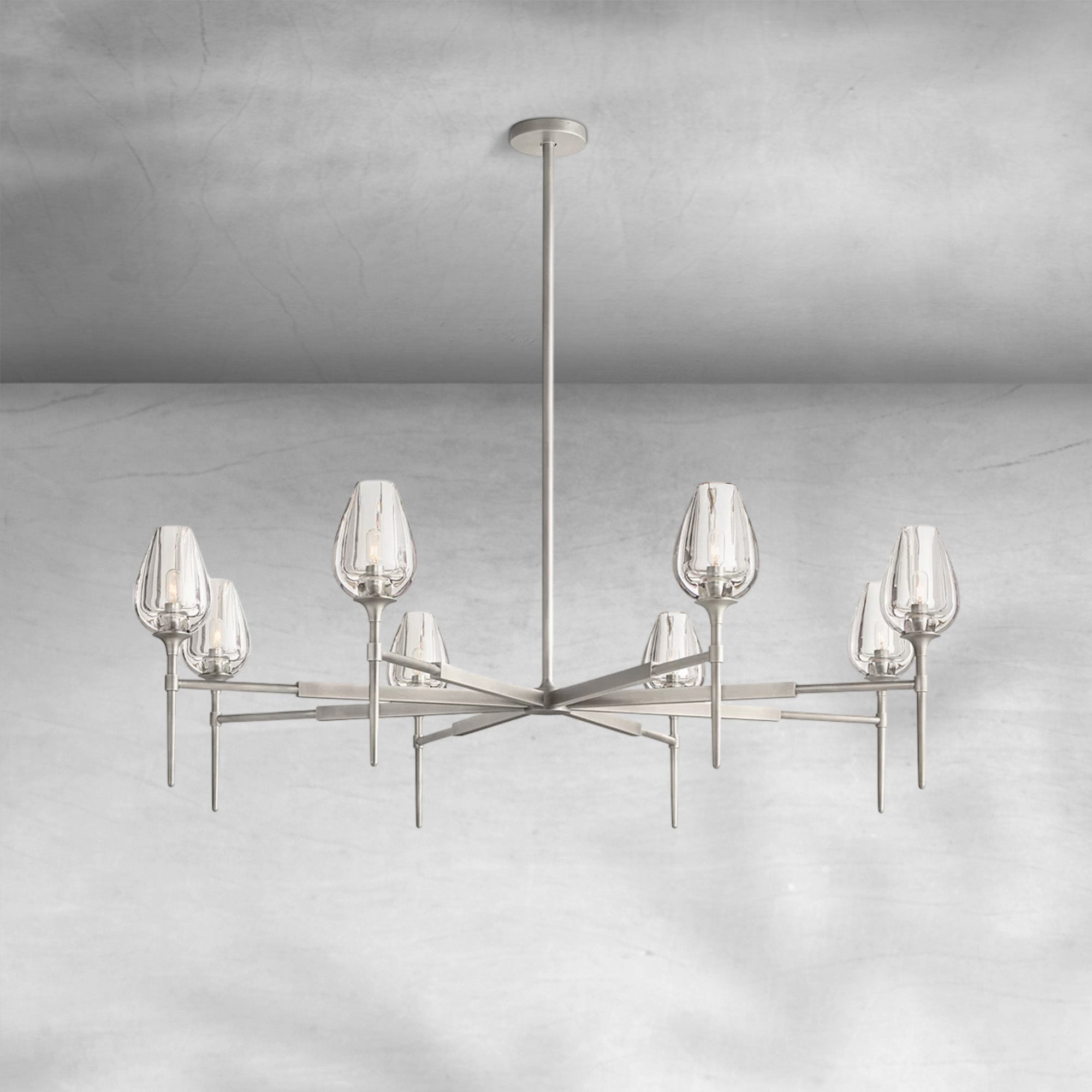 Tulipe Round Chandelier 27", 42", 54"