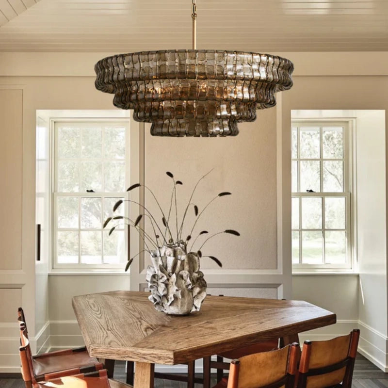 Ghiaccio Round Chandelier 24"36"48"60"