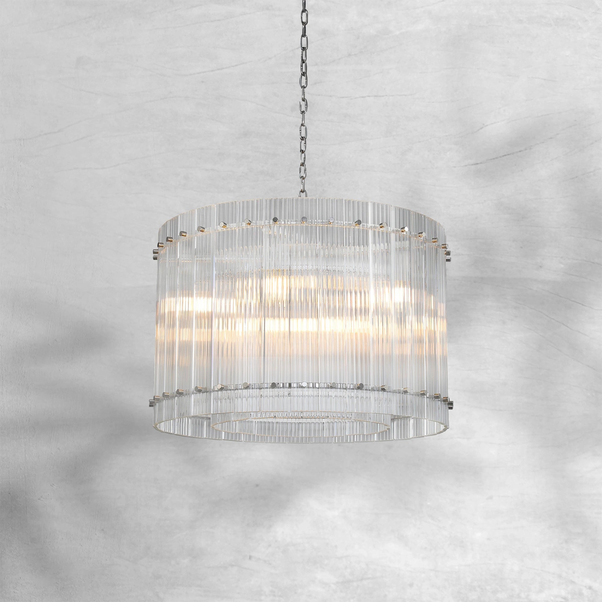 Sun Marcus Glass Round Chandelier 22", 37", 48", 60"