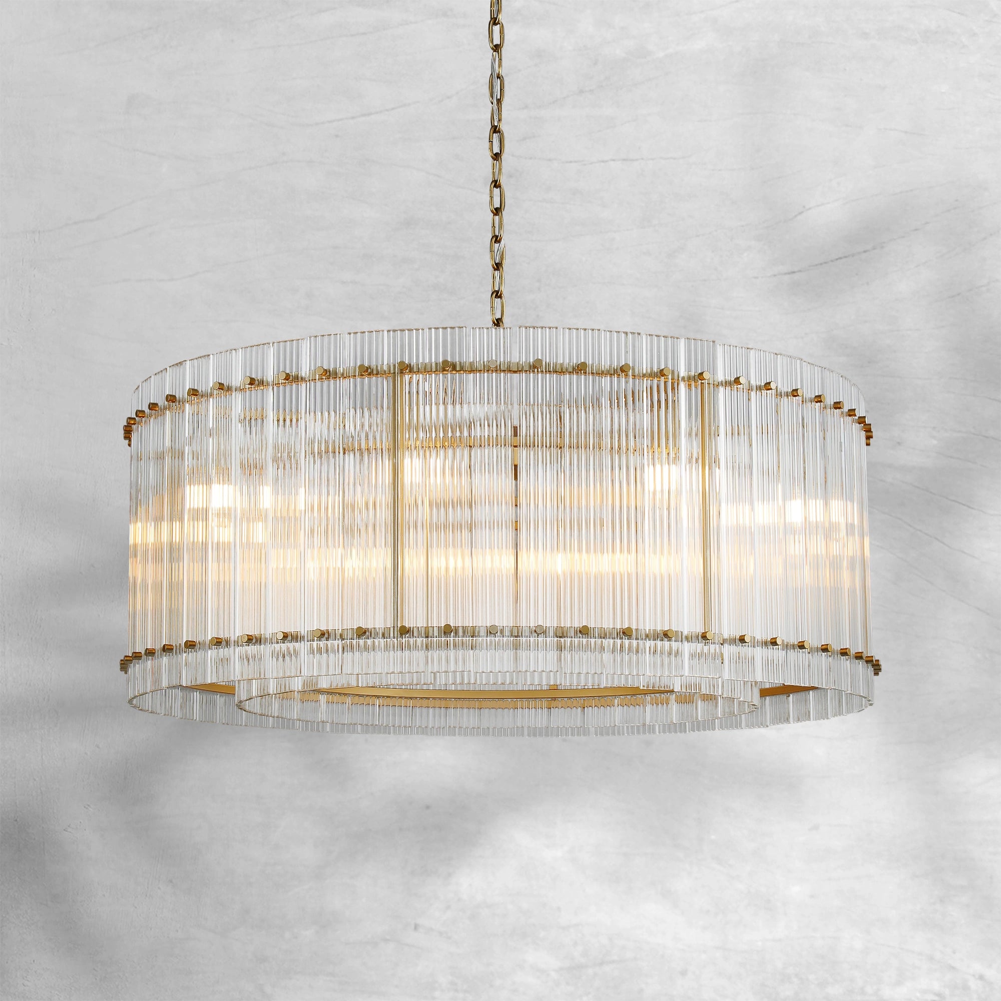 Sun Marcus Glass Round Chandelier 22", 37", 48", 60"