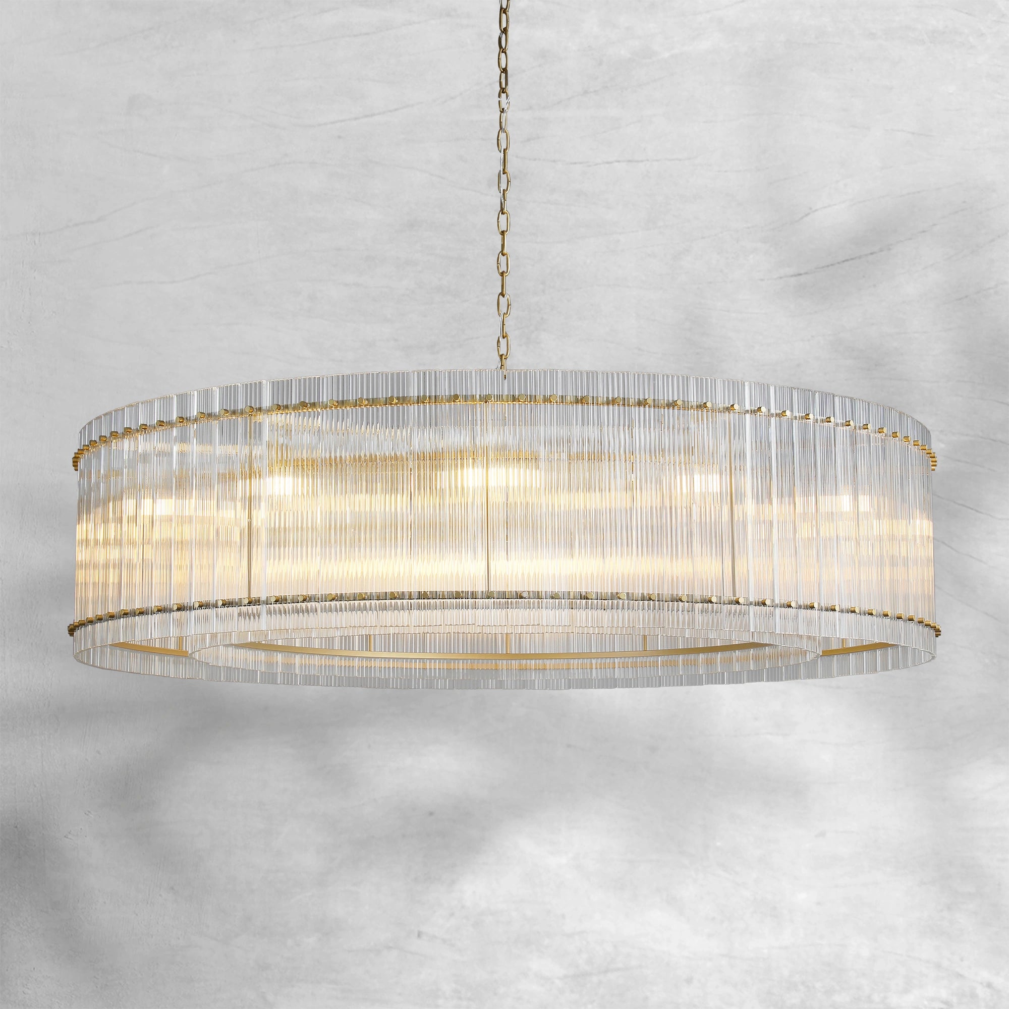 Sun Marcus Glass Round Chandelier 22", 37", 48", 60"