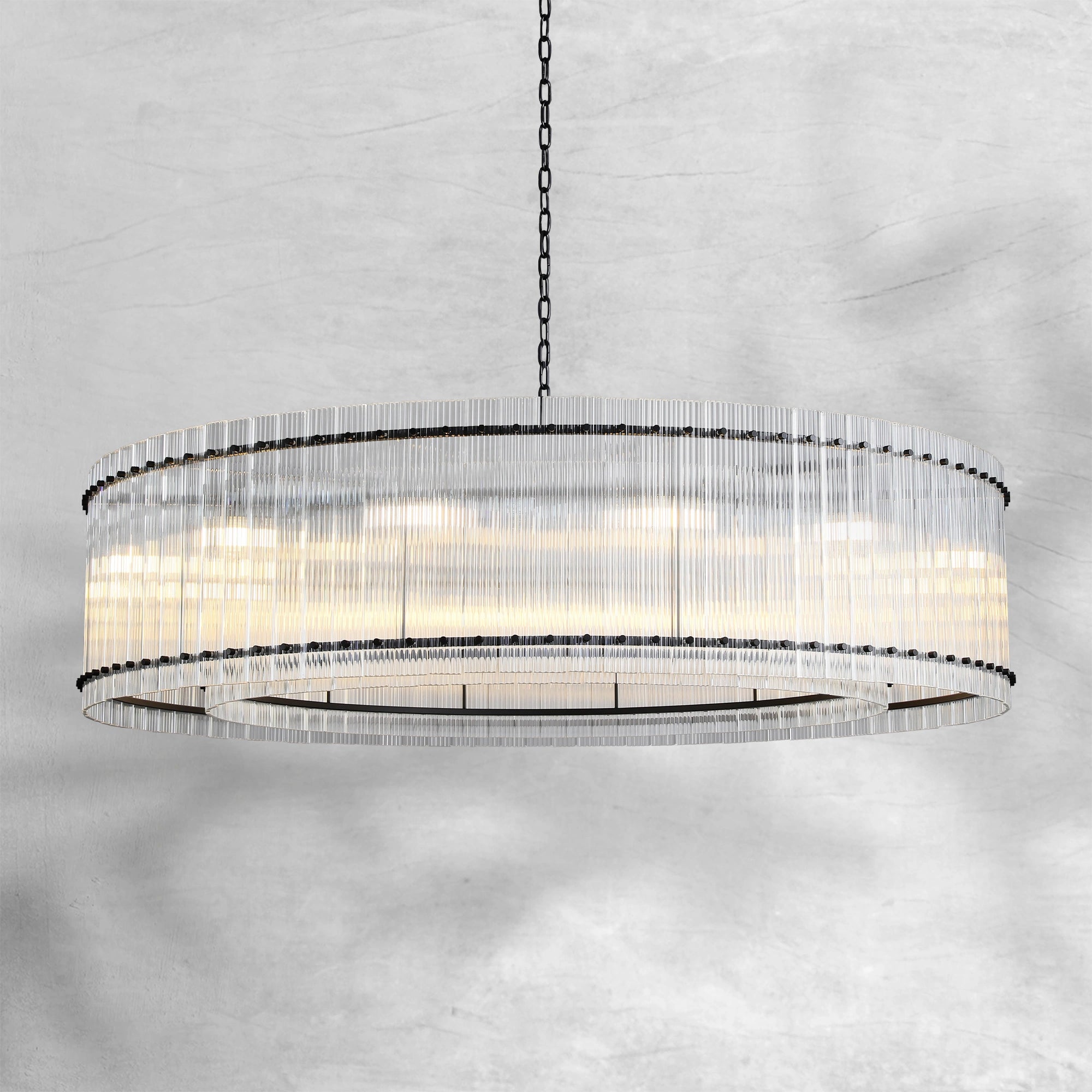 Sun Marcus Glass Round Chandelier 22", 37", 48", 60"