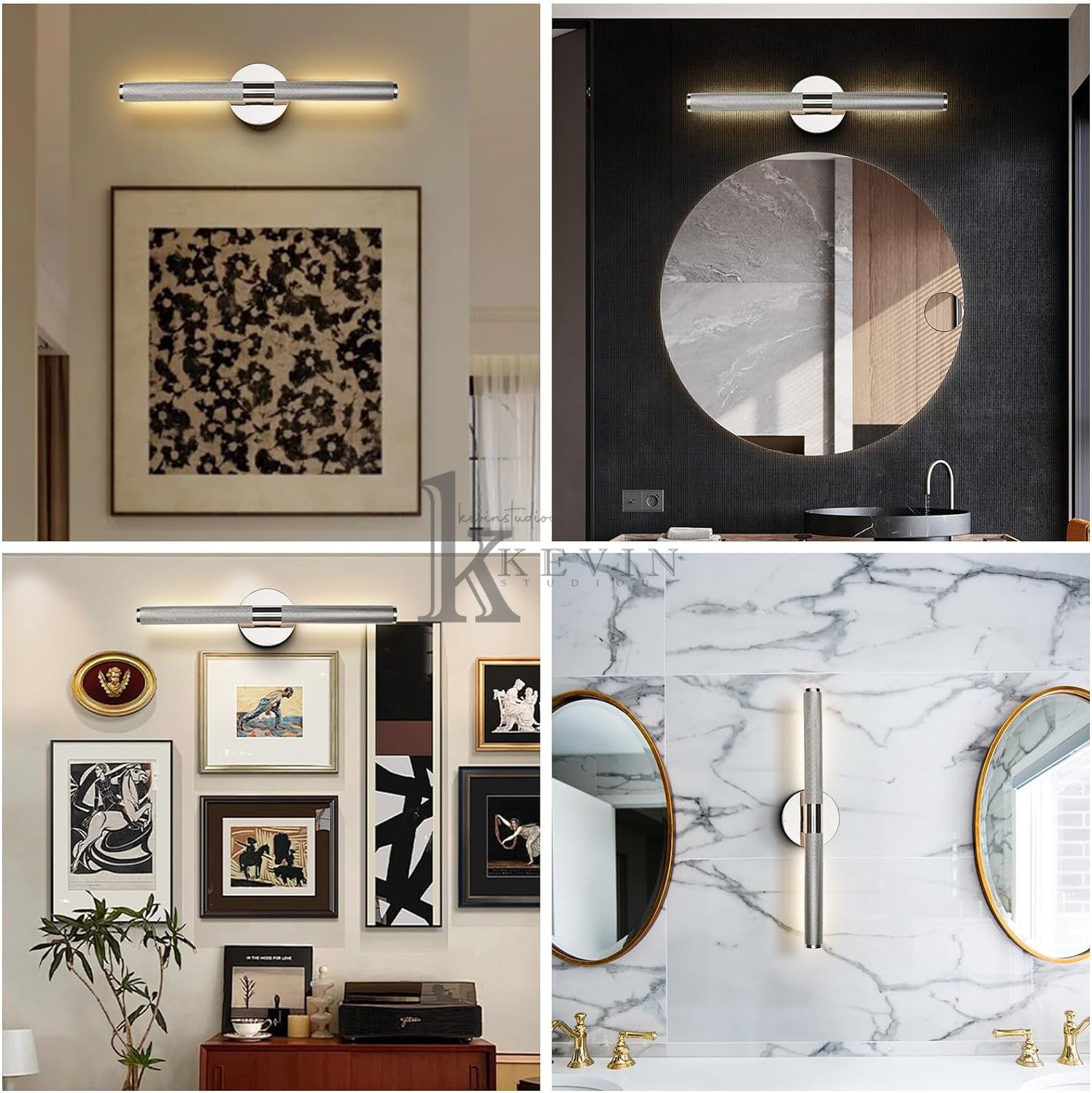 Sylvia Modern Solid Brass Picture Sconce Wall Lamp W18'' 23'' 30'' , Wall Light For Bathroom Wall Light Fixtures Kevin Studio Inc