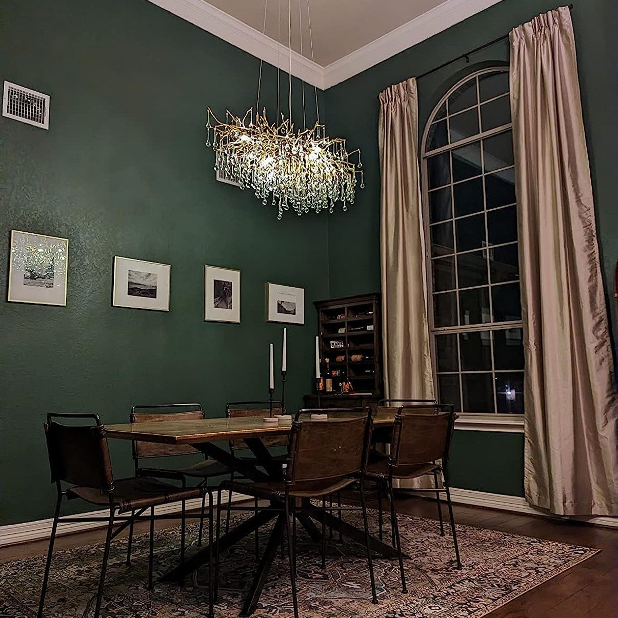 Stunning Tree Branch Crystal Chandelier With Clear Teardrop-shaped Glass Living/Dining Room Ceiling Lamp/Light Chandeliers Kevinstudiolives