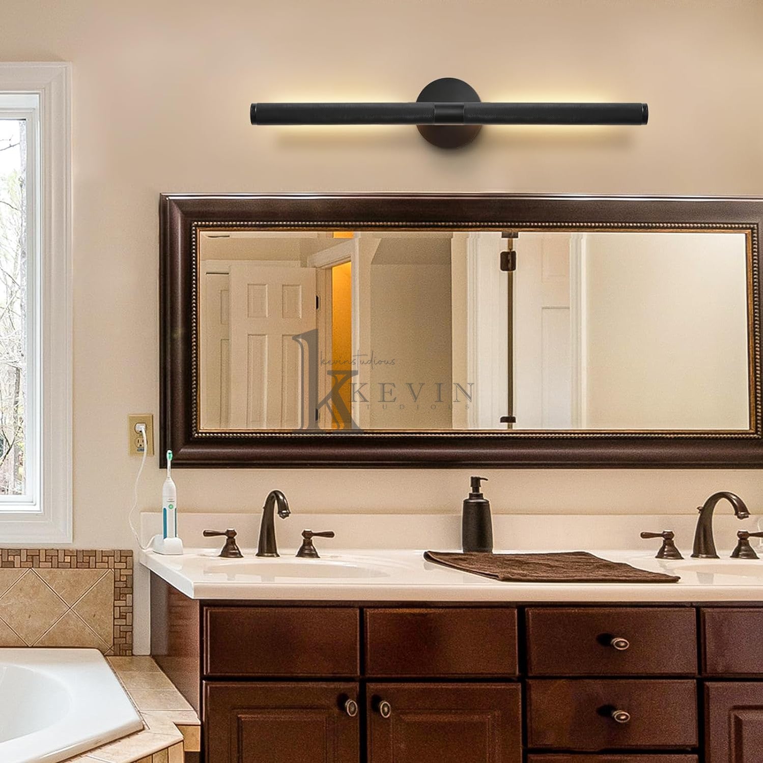 Sylvia Modern Solid Brass Picture Sconce Wall Lamp W18'' 23'' 30'' , Wall Light For Bathroom Wall Light Fixtures Kevin Studio Inc