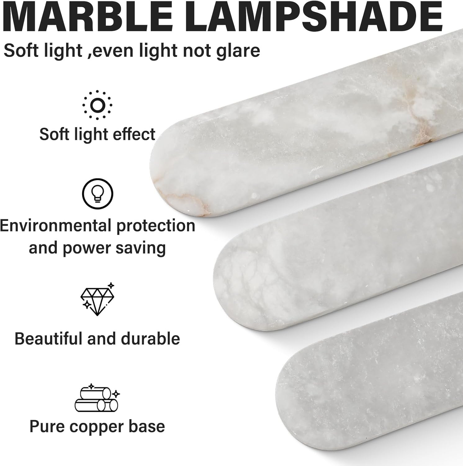 Elegant Alabaster Wall Sconces Set: Natural Marble Brass Bedside Lighting Fixtures