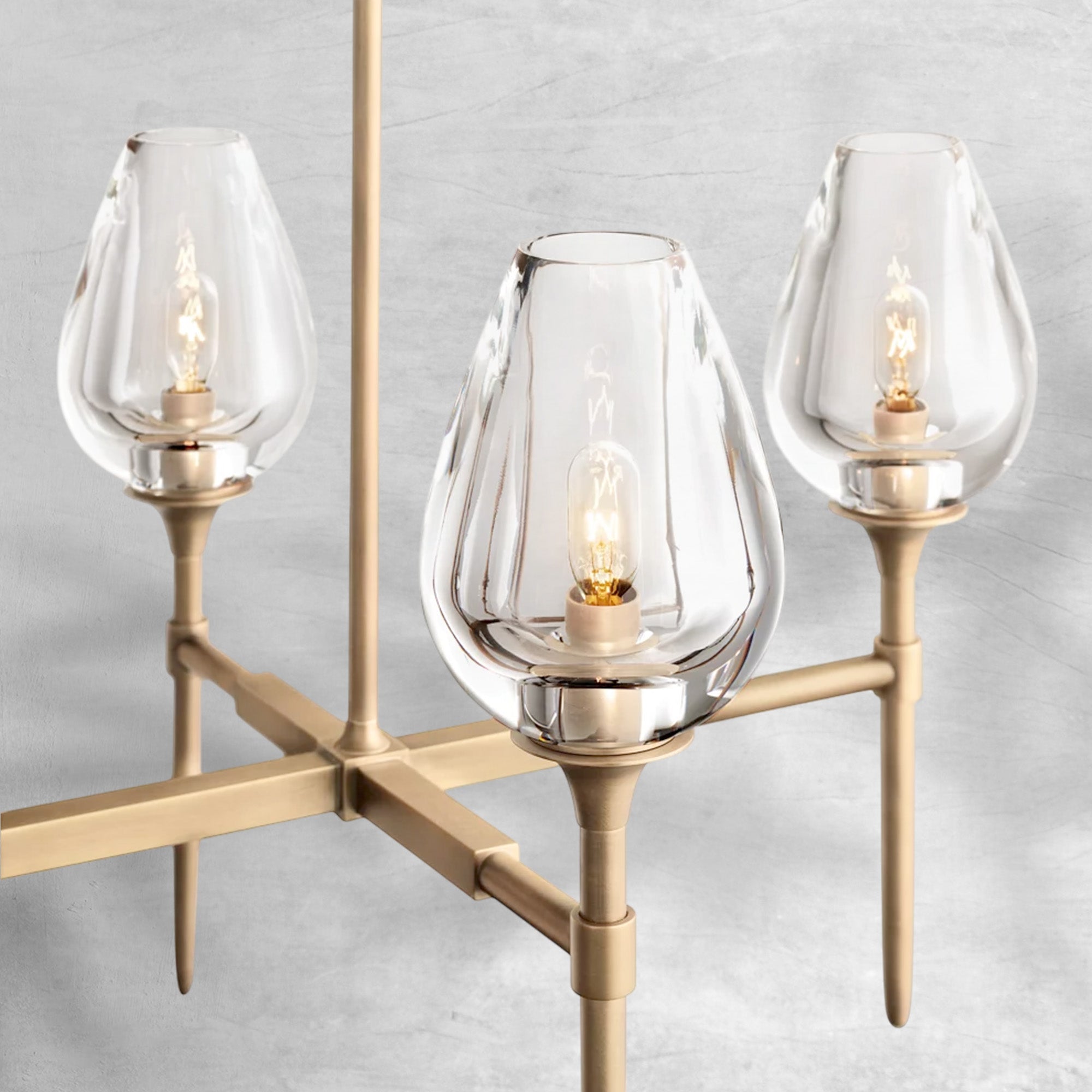 Tulipe Linear Chandelier 52", 65"