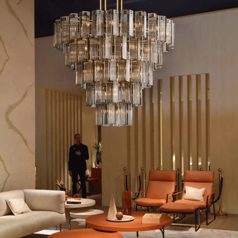Delsie Round Chandelier 38"48"60"