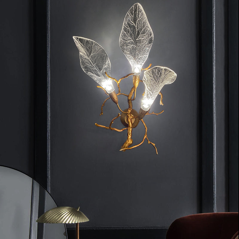 Contemporary Brass Wall Sconce Kevin Studio