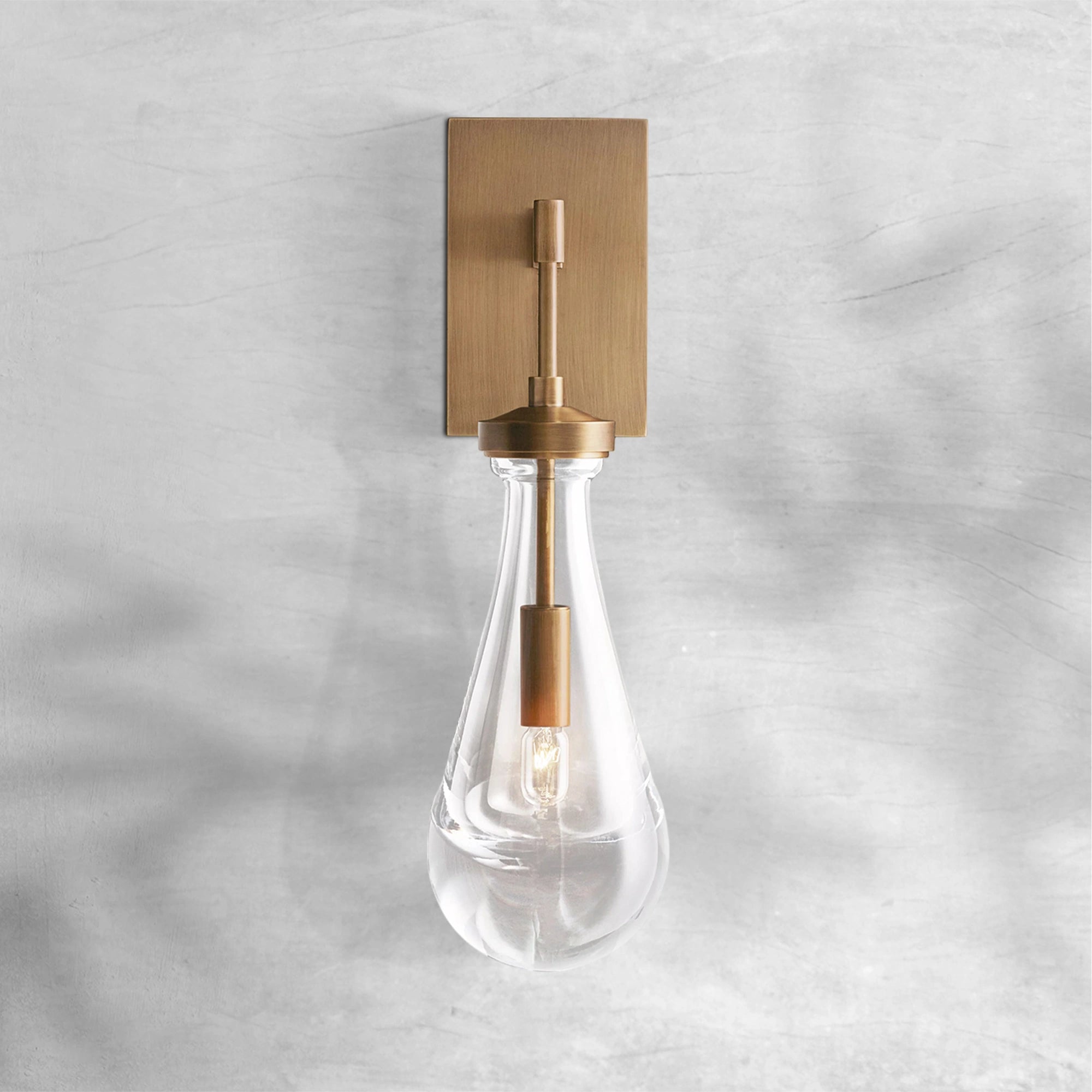 Raindrop Modern Wall Sconce 18"