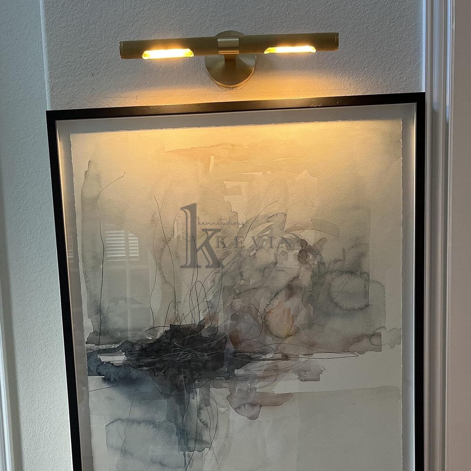 Sylvia Modern Solid Brass Picture Sconce Wall Lamp W18'' 23'' 30'' , Wall Light For Bathroom Wall Light Fixtures Kevin Studio Inc