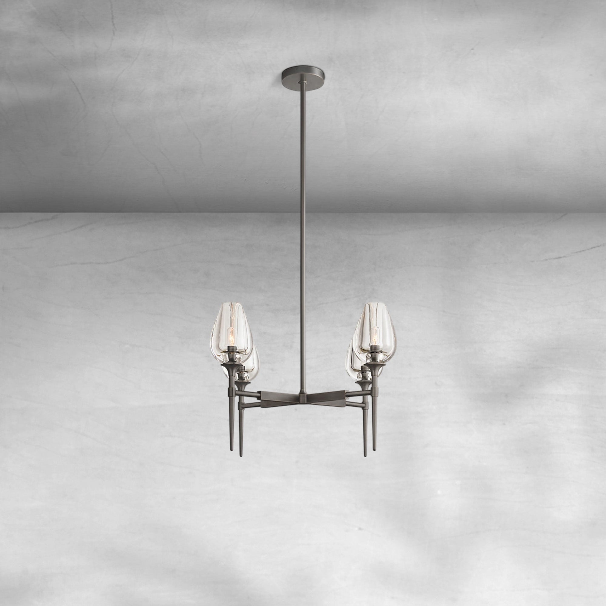 Tulipe Round Chandelier 27", 42", 54"