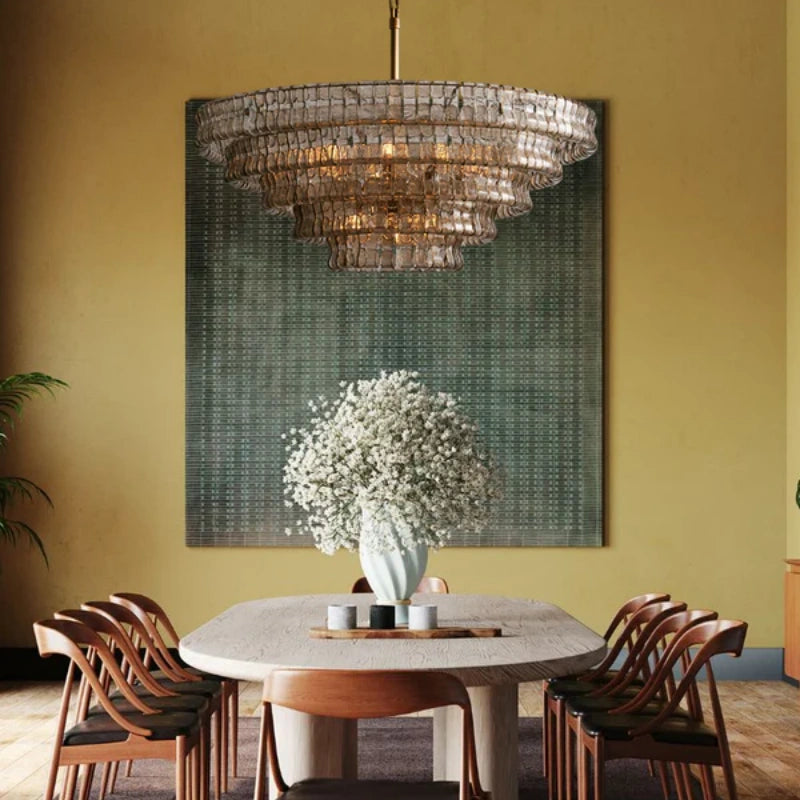 Ghiaccio Round Chandelier 24"36"48"60"
