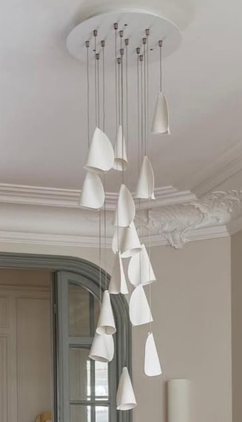 Series 7 Heads Pendant Light Cluster