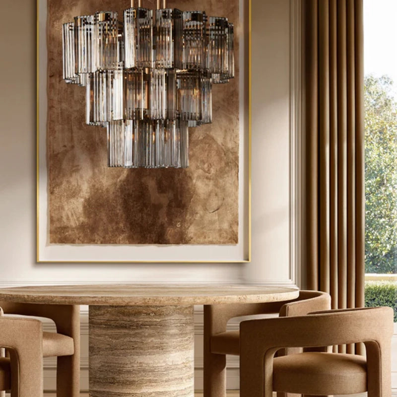 Delsie Round Chandelier 38"48"60"