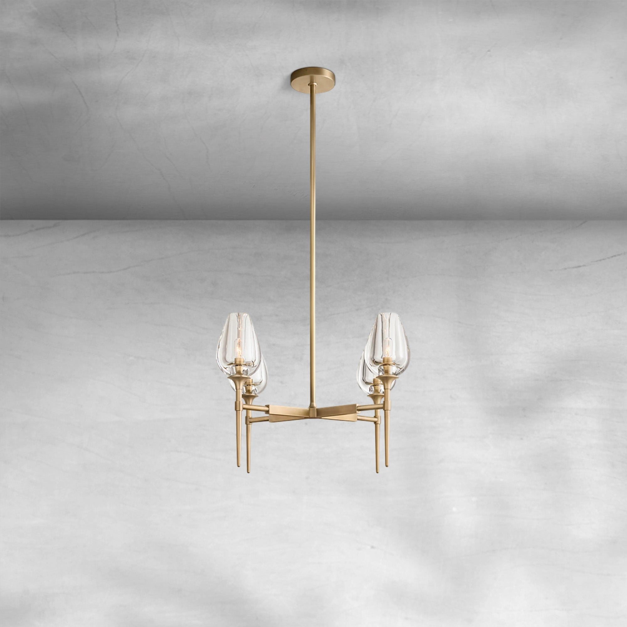 Tulipe Round Chandelier 27", 42", 54"