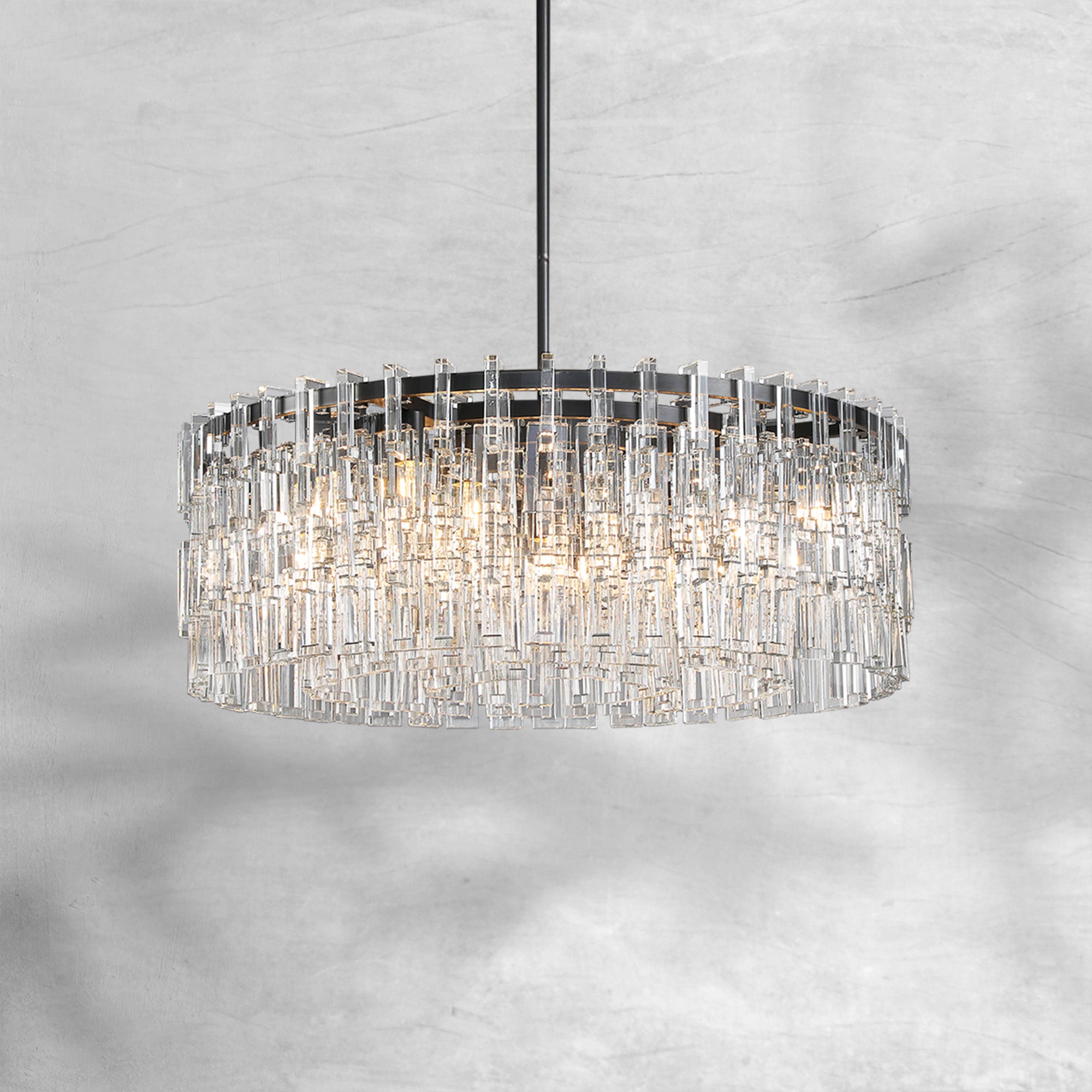Marigan Round Crystal Chandelier 36", 48", 60"