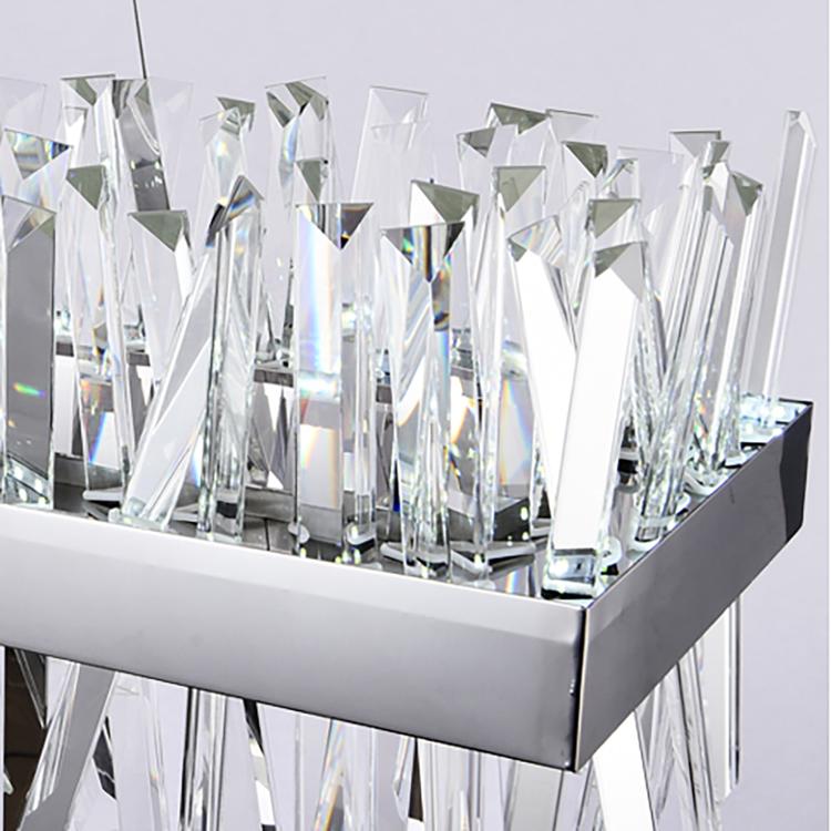 Kevin Arsen Rectangular Crystal Glass Kitchen Island Chandelier Chandelier Kevinstudiolives