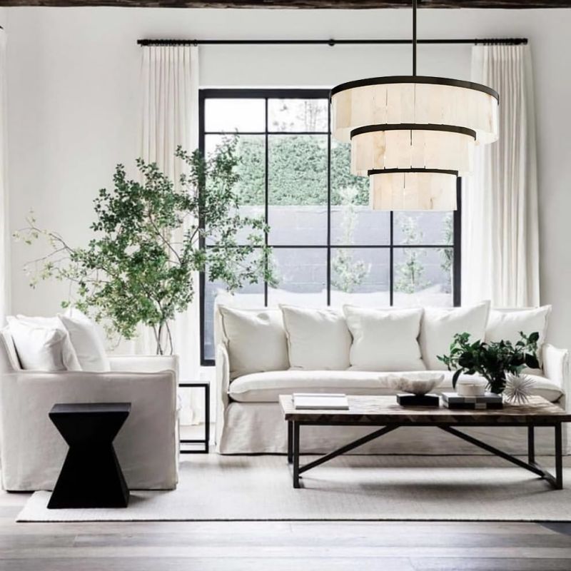 Round Alabaster 3 Tier Modern Chandelier,Living Room Chandelier chandelier for bedroom,chandelier for dining room,chandelier for stairways,chandelier for foyer,chandelier for bathrooms,chandelier for living room Kevinstudiolives