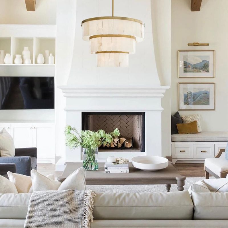 Round Alabaster 3 Tier Modern Chandelier,Living Room Chandelier chandelier for bedroom,chandelier for dining room,chandelier for stairways,chandelier for foyer,chandelier for bathrooms,chandelier for living room Kevinstudiolives