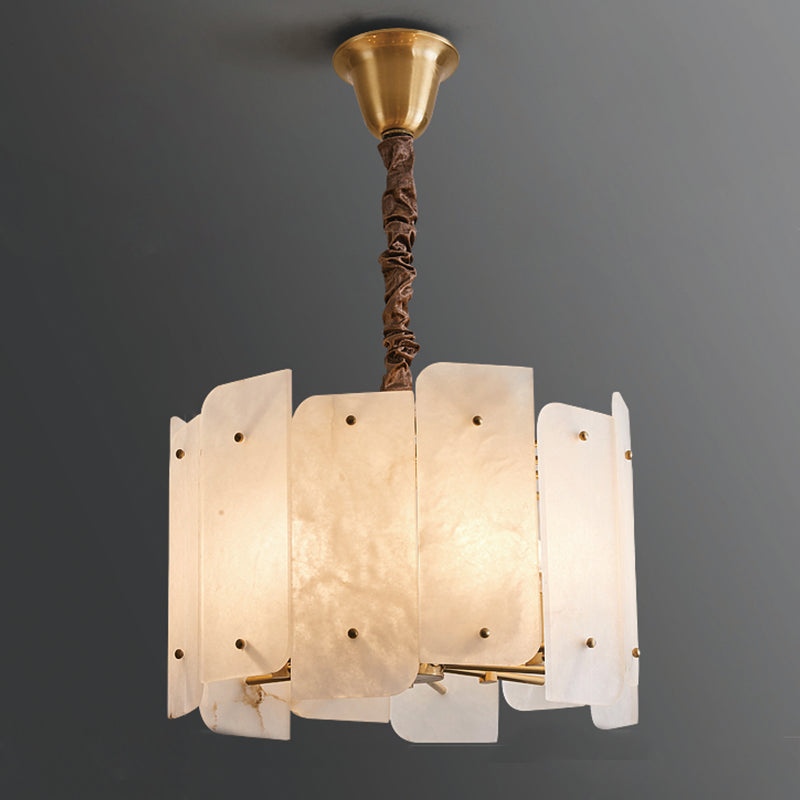 Alabaster Lorry Round Chandelier 20" 31" chandeliers for dining room,chandeliers for stairways,chandeliers for foyer,chandeliers for bedrooms,chandeliers for kitchen,chandeliers for living room Kevin Studio Inc