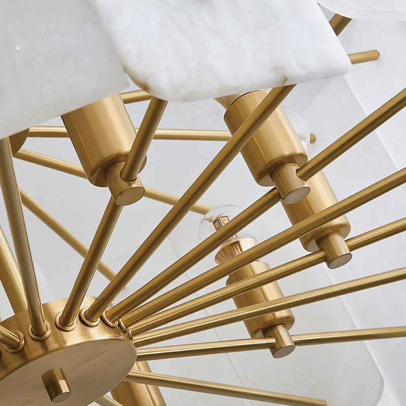 Alabaster Lorry Round Chandelier 20" 31" chandeliers for dining room,chandeliers for stairways,chandeliers for foyer,chandeliers for bedrooms,chandeliers for kitchen,chandeliers for living room Kevin Studio Inc