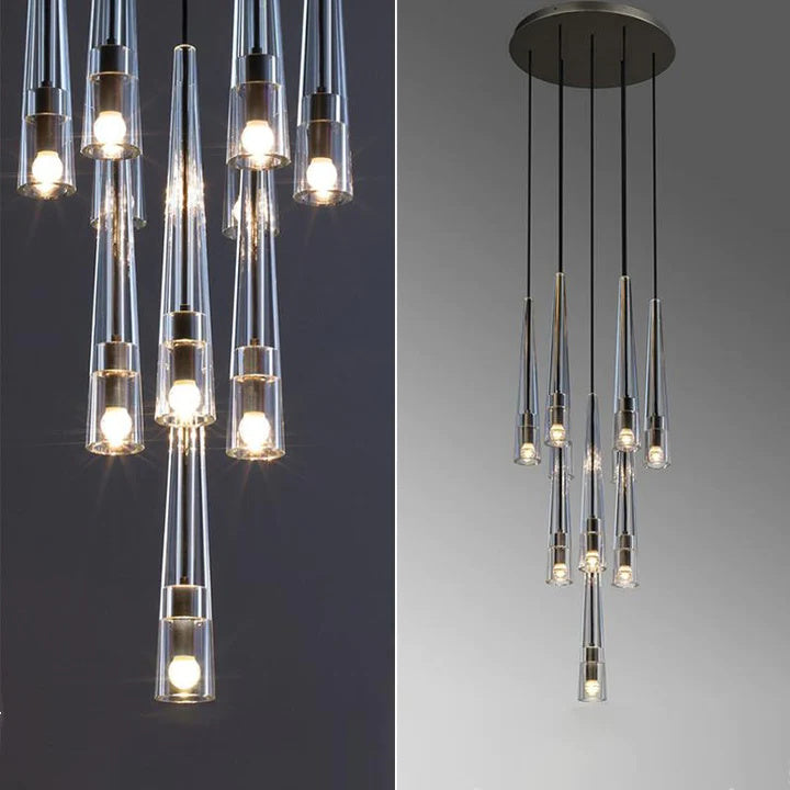 Kevin Luxury Apoli Round Crystal Chandelier chandeliers for dining room,chandeliers for stairways,chandeliers for foyer,chandeliers for bedrooms,chandeliers for kitchen,chandeliers for living room Kevin Studio Inc