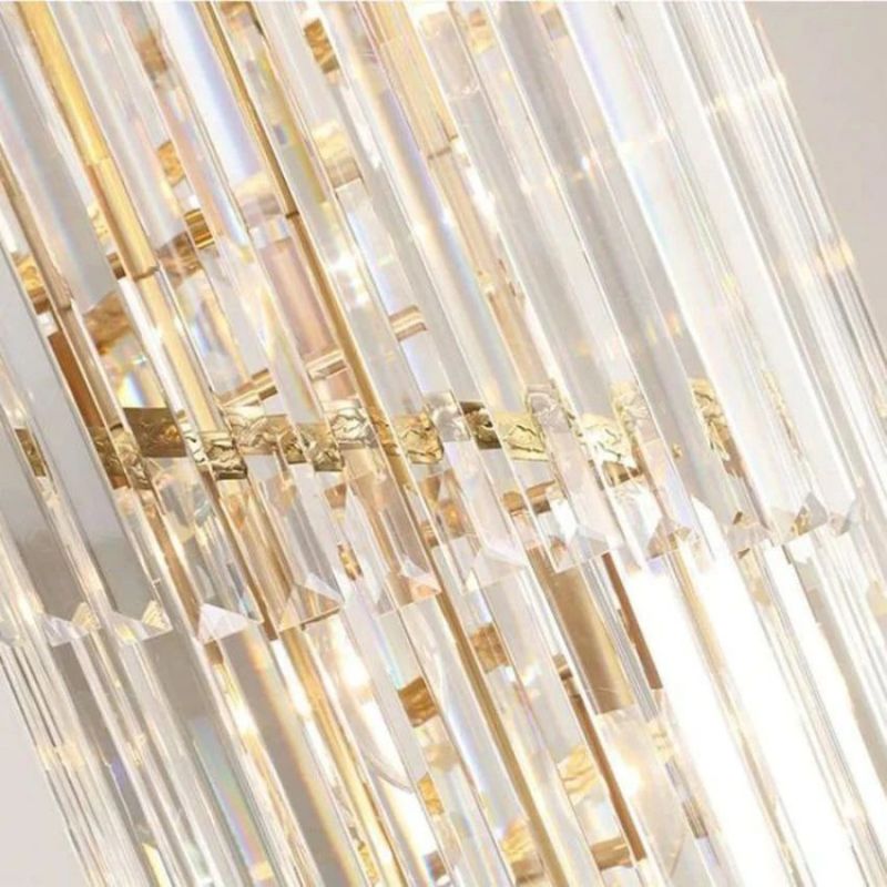 Kevin Bobon Louis 2-Story Crystal Round Chandelier Chandeliers Kevinstudiolives