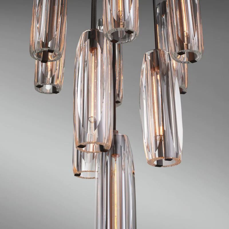 Chrissi Crystal 10-Light Round Chandelier chandelier for bedroom,chandelier for dining room,chandelier for stairways,chandelier for foyer,chandelier for bathrooms,chandelier for living room Kevin Studio Inc