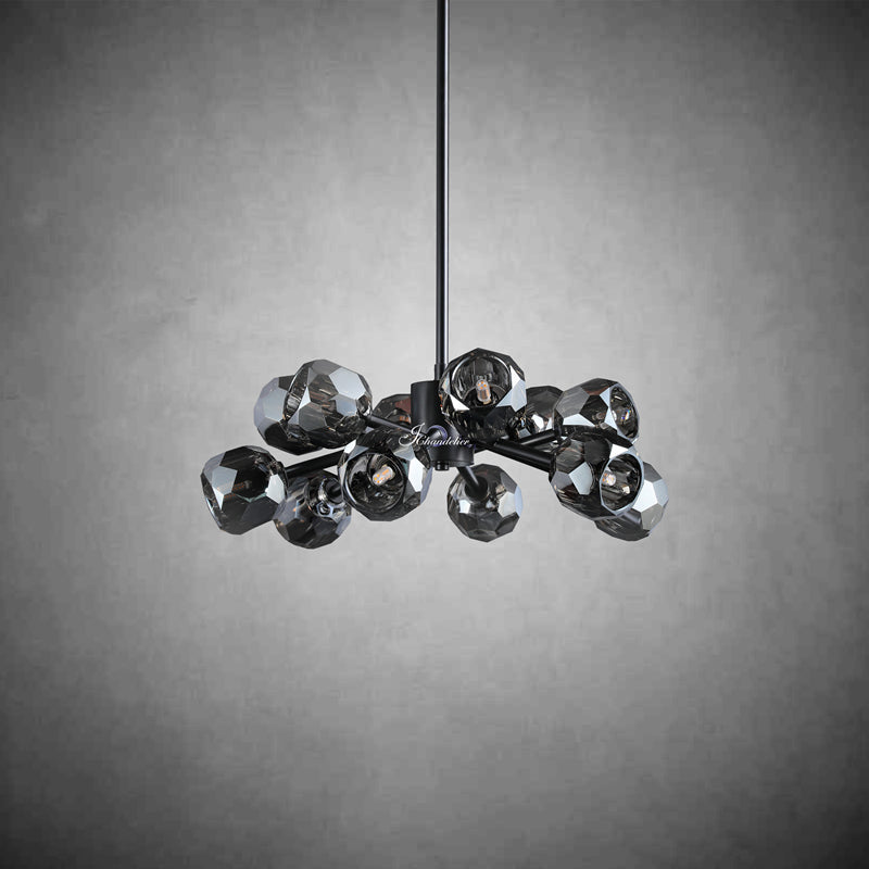 Bille De Crystal Round Chandelier 24"