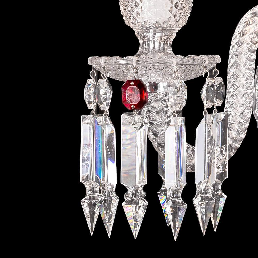 Bakala Zenith Crystal Wall Sconce 2 Light