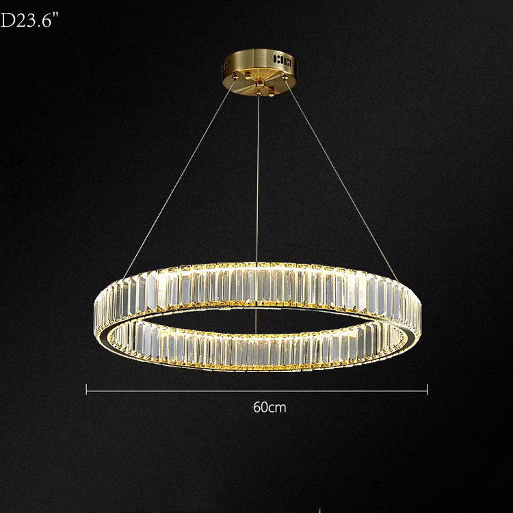 Kevin Doro Crystal Round Chandelier Chandelier Kevinstudiolives D23.6"