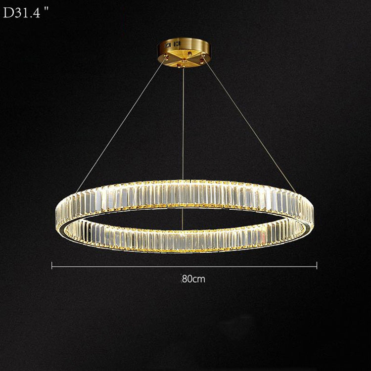 Kevin Doro Crystal Round Chandelier Chandelier Kevinstudiolives D31.4 "
