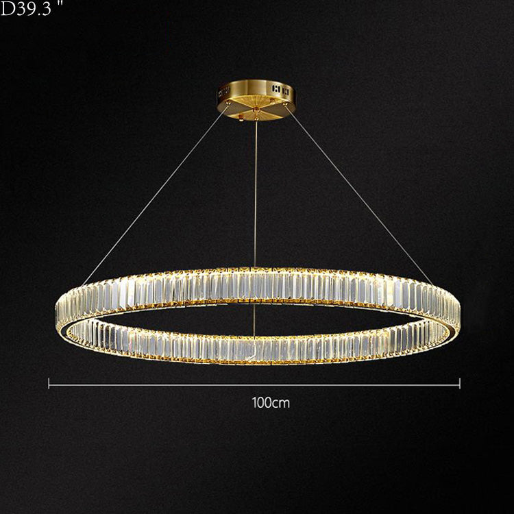 Kevin Doro Crystal Round Chandelier Chandelier Kevinstudiolives D39.3 "