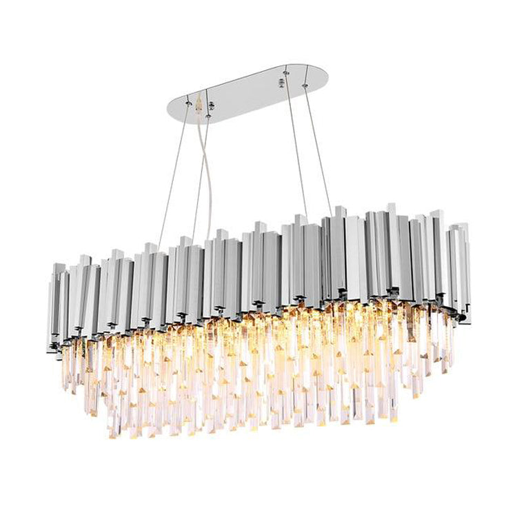 Kevin Elian Oval Crystal Chandelier Chandeliers Kevinstudiolives